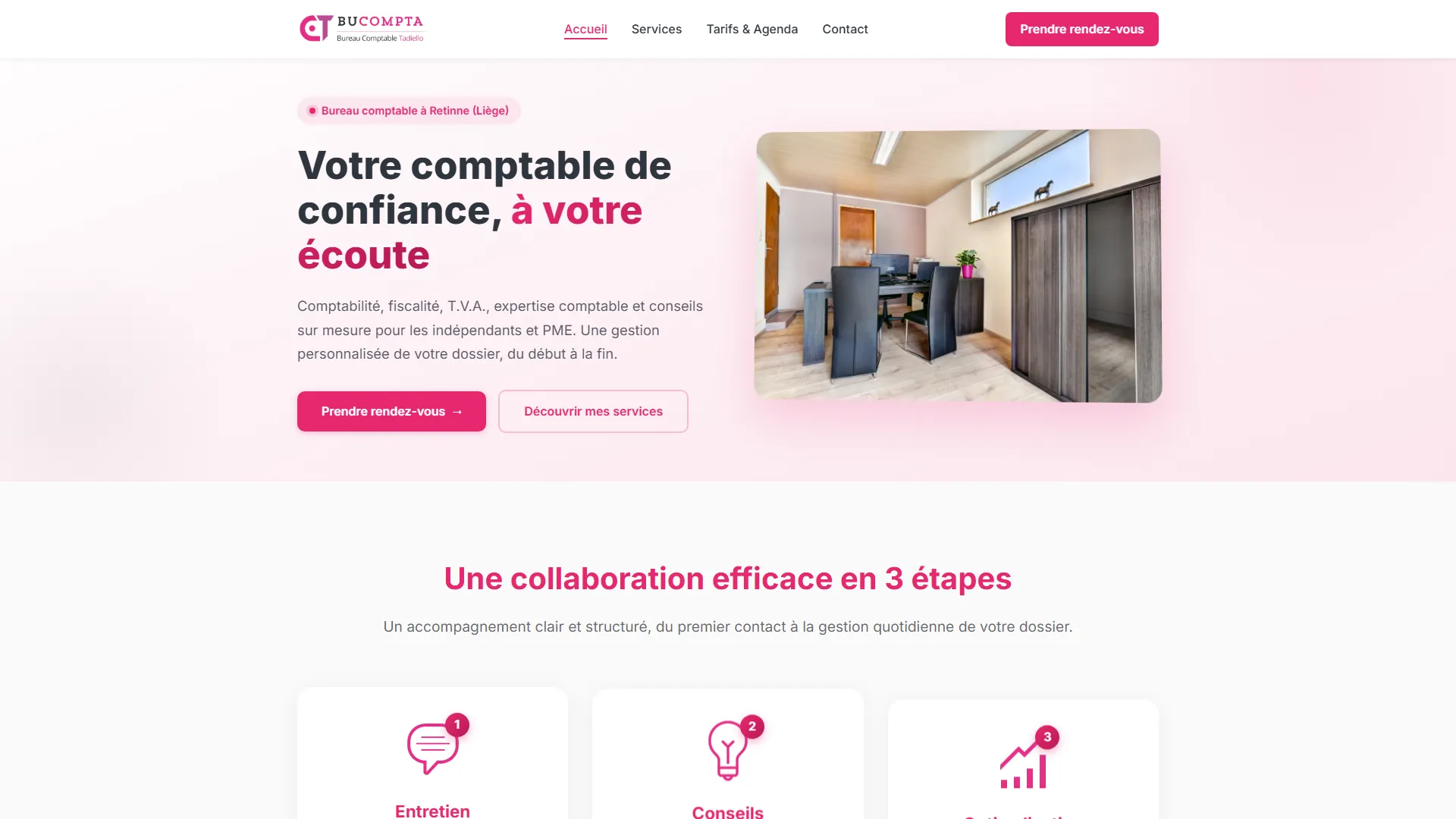 Bucompta – Tadiello Accounting Firm – Showcase website